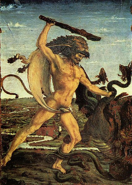 Bild Herakles kämpft mit der Hydra (Public Domain)