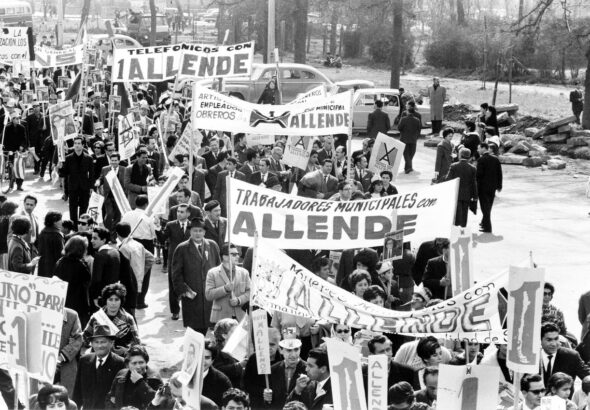 Protest Chile Allende