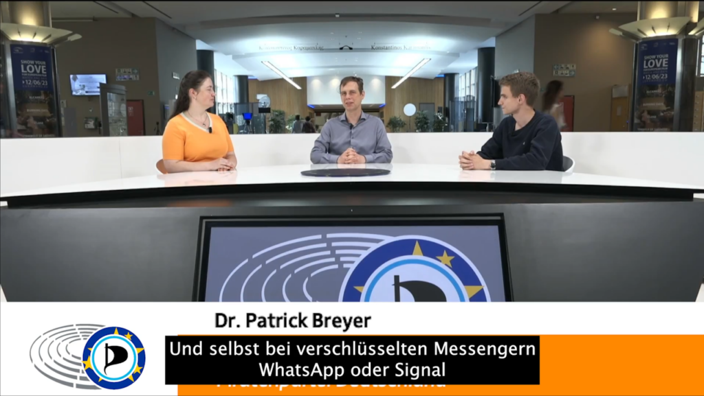 Patrick Breyer Anja Hirschel Lukas Küffner Chatkontrolle