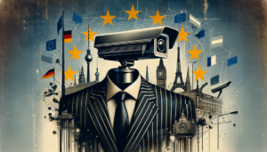 Symbolbild - Überwachungsstaat in Europa (DALL·E Generiert)