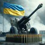 DALLE - Symbobild - Waffen und Munition für die Ukraine.