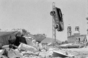 Picture of Destruction in the al-Qunaytra village 1974